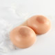 Silicone cross-dressing one-piece prosthetic breasts for transvestites