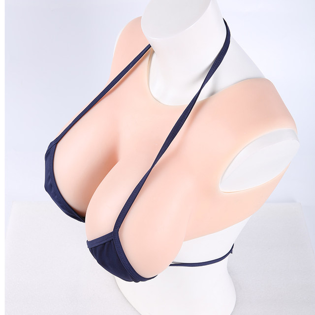 Silicone breast prosthetic breasts for cross-dressing men
