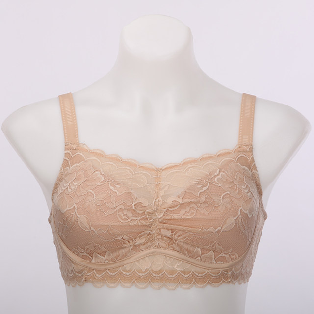 Postoperative prosthetic bra, anti-exposure tube bra, push-up back-beautiful lace women's underwear