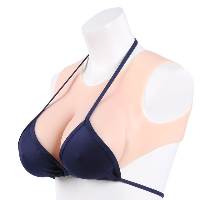 Silicone breast prosthetic breasts for cross-dressing men