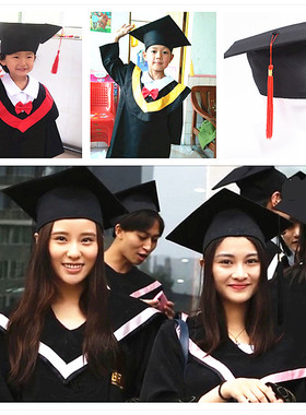 幼儿园儿童大学生公仔博士帽
