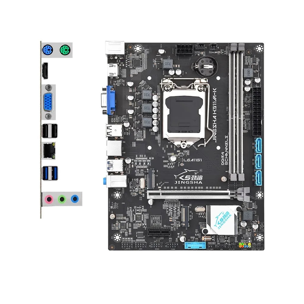 劲鲨H311M主板集成显卡LGA1151插槽支持酷睿6789代CPU台式机全新 - 图3