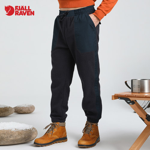 北极狐秋冬仿羊羔绒长裤抓绒男舒适时尚户外运动02221107A - 图0