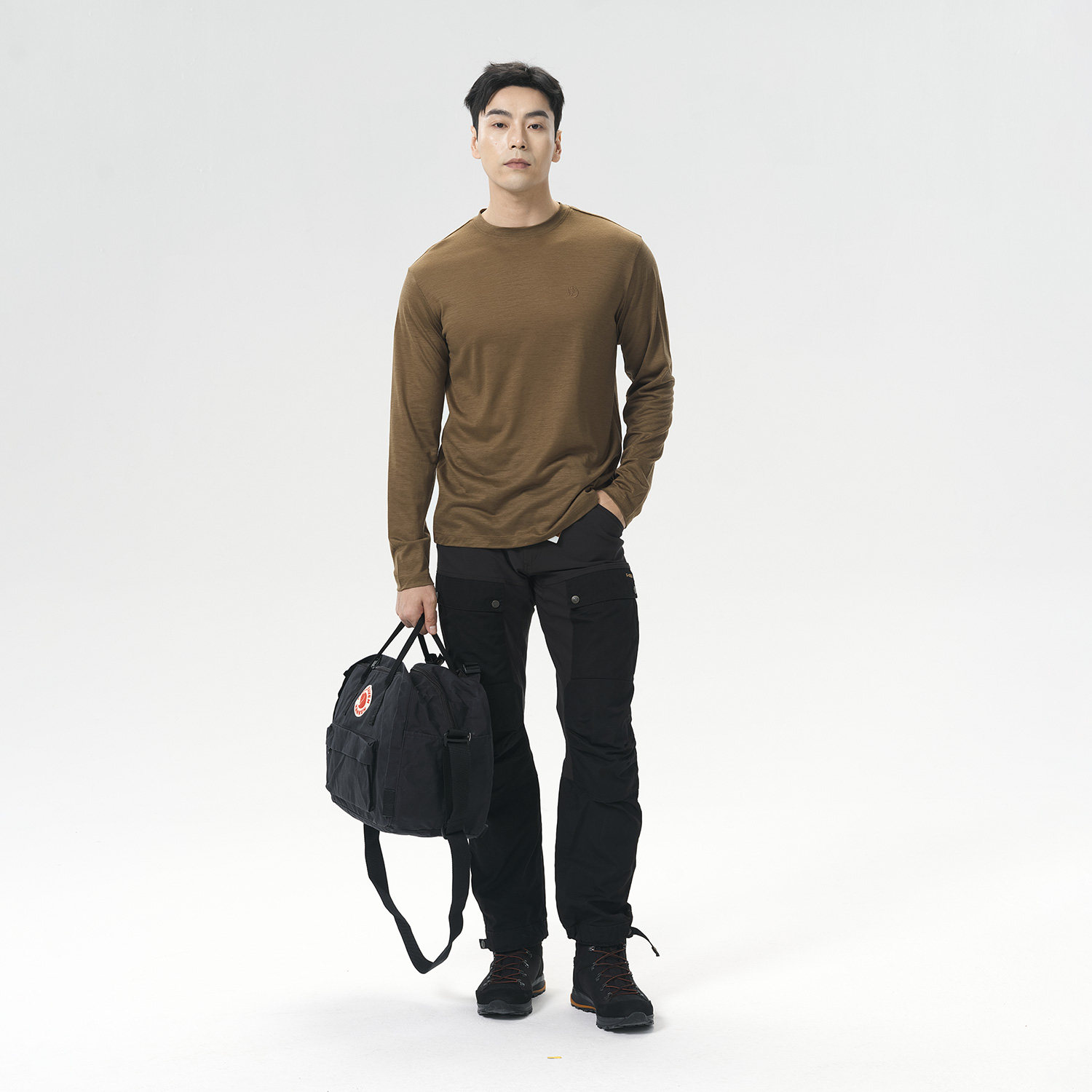 【男女同款】北极狐25年户外100%纯羊毛徒步运动长袖T恤012511078,淘宝优惠券,粉丝福利购,淘宝优惠卷