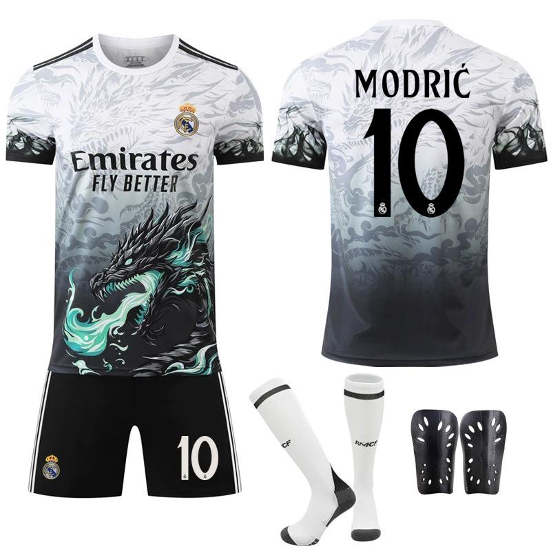 2425皇马青龙纹纪念版球衣9号姆巴佩7维尼修斯C罗贝林厄姆足球服 - 图0