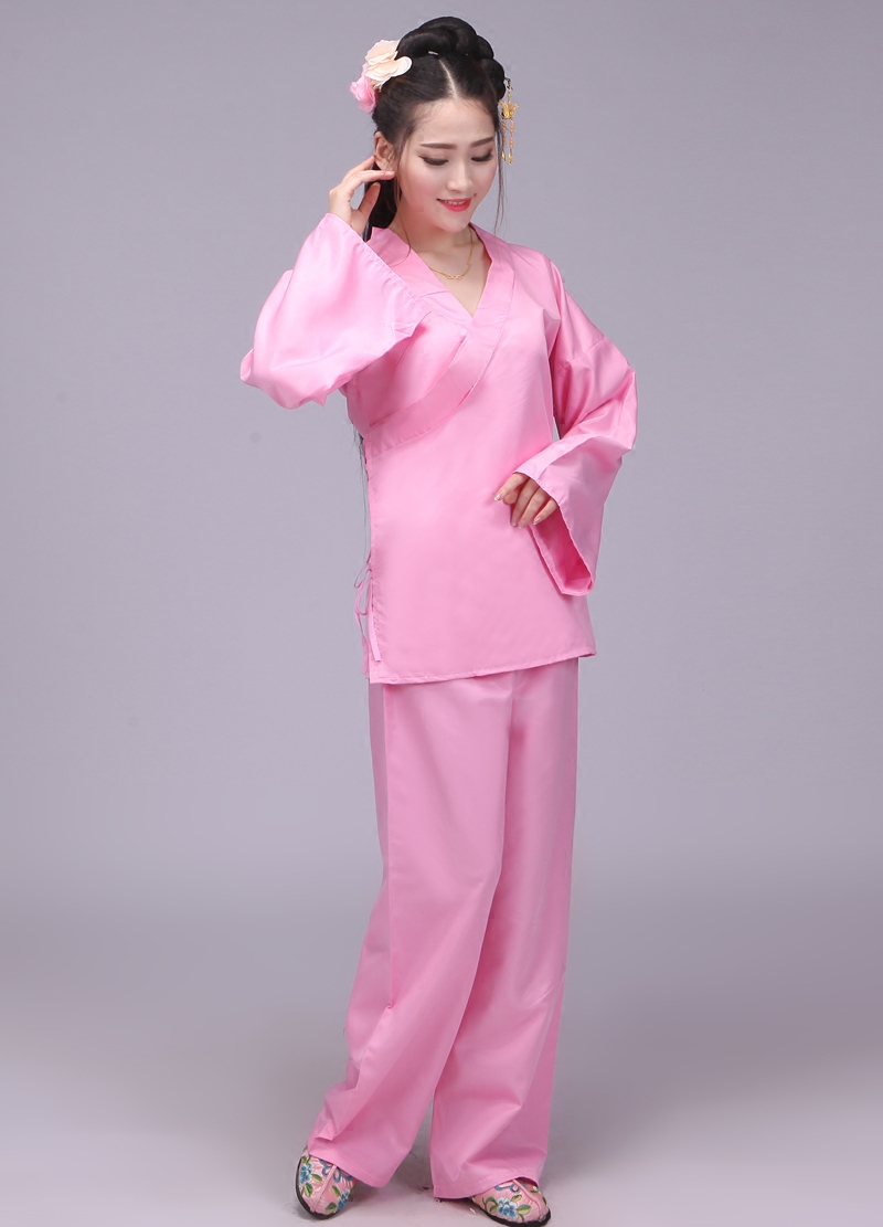 蜜糖依恋旗舰店古装武侠内衣里衣睡衣斜领汉服中衣汉唐古装寝衣中式婚服内衣3