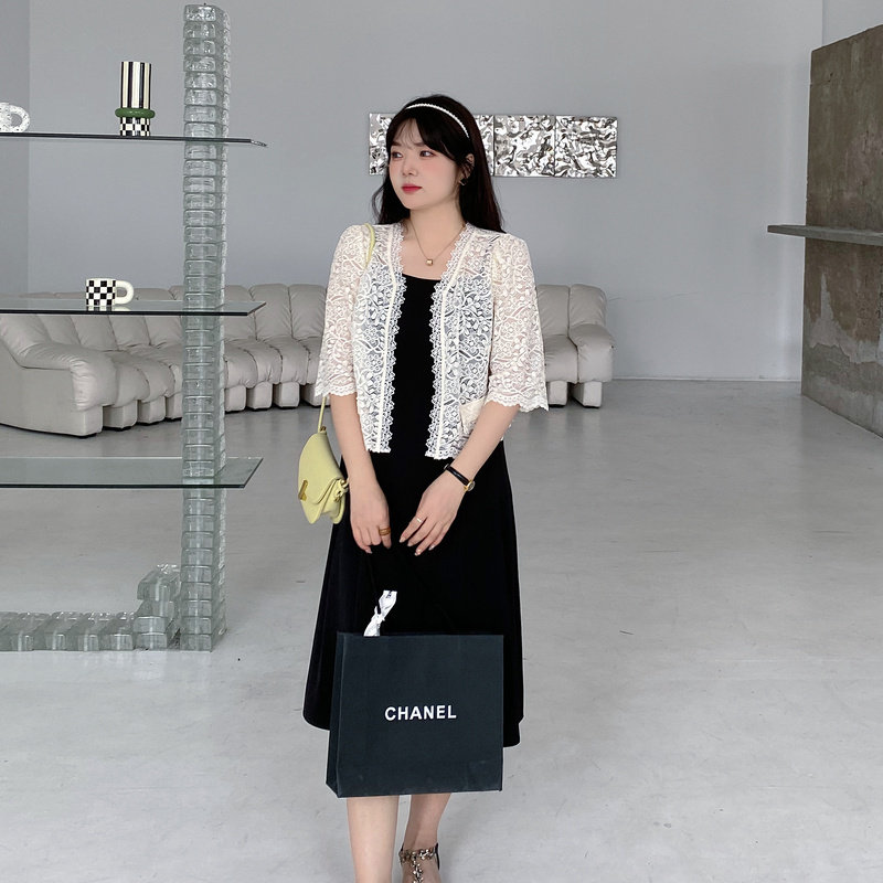 采多宝大码女装外搭2022夏季开衫 caidoble采多宝蔡大码女装