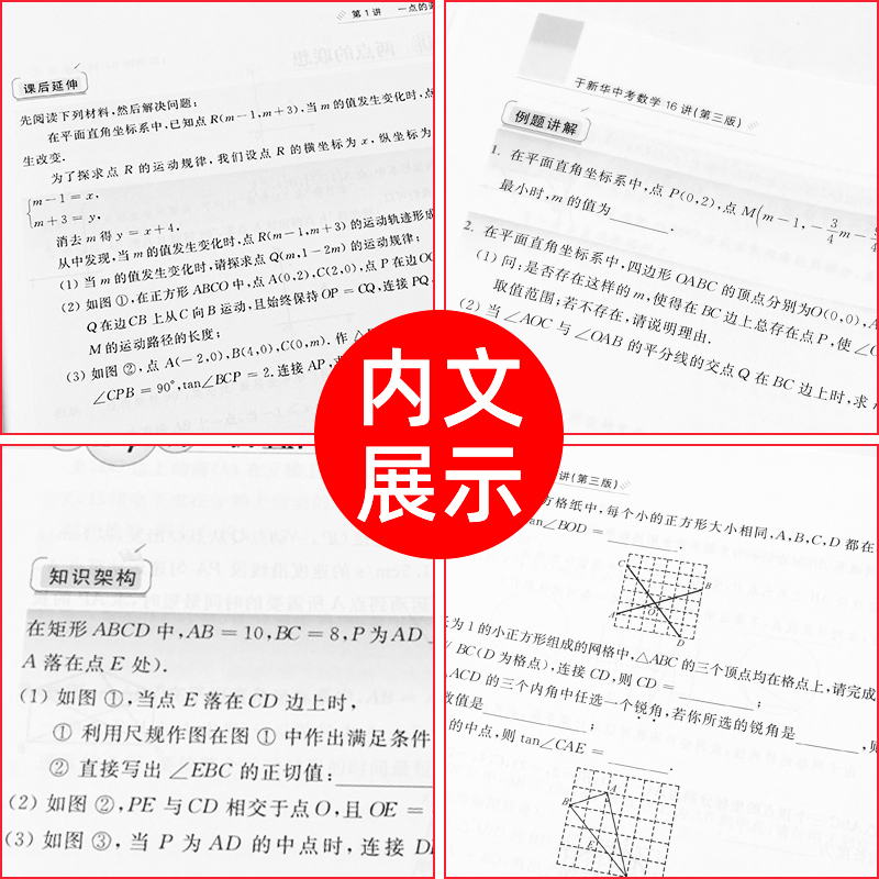 2024于新华中考数学16讲第五版浙大数学优辅 余新华于特十六讲中考数学复习函数应用题几何9九年级数学初三数学二轮浙江大学出版社 - 图0