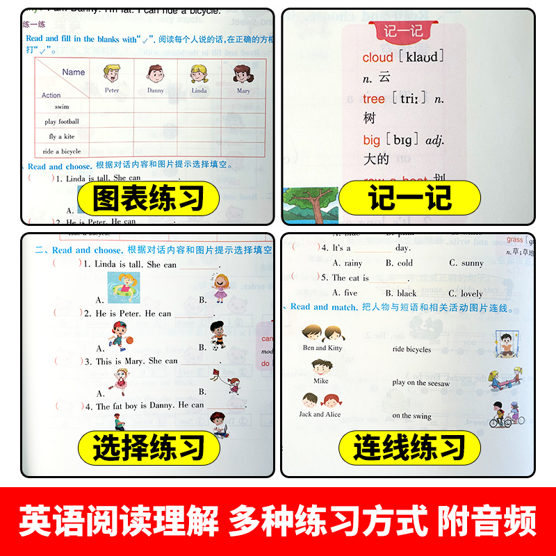 乐学熊阅读理解专项训练书人教版暑假作业一二三四五六年级上下册课外强化训练题课文语文英语同步拓展小学生阶梯100篇真题80篇 - 图2