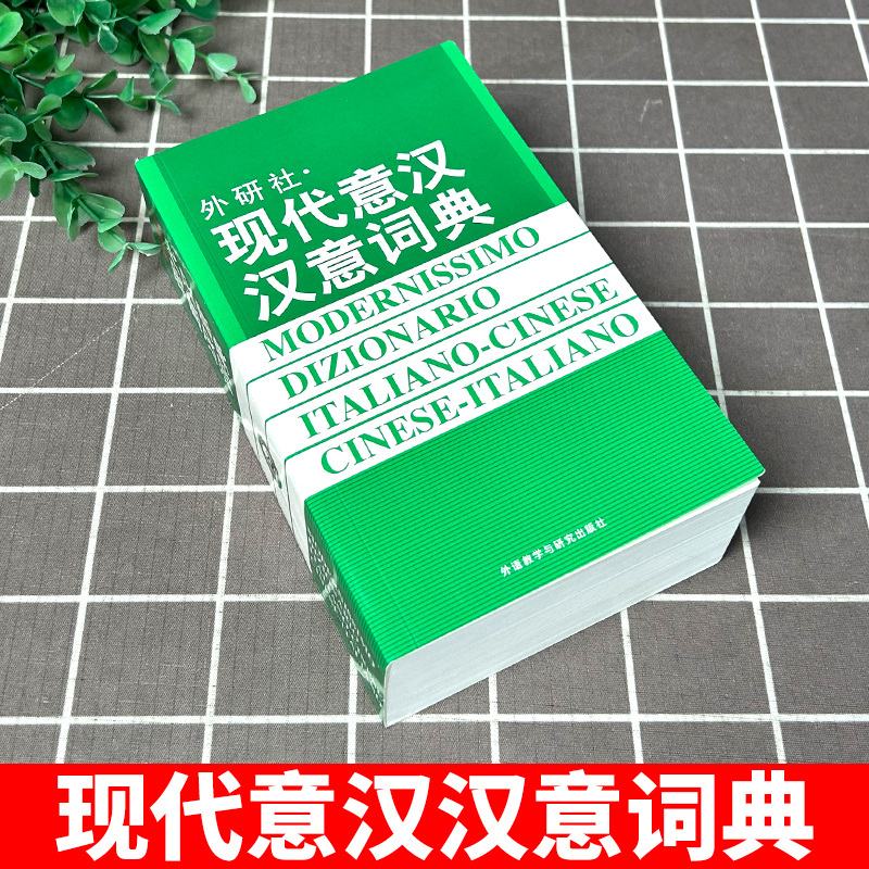 现代现代意汉汉意词典 意大利语词典意大利语言学习 意大利语字典初学者入门配套工具书 分级读物零基础学习意大利语单词辞典书籍 - 图0