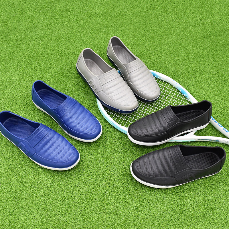 男士休闲塑料厨房厨师鞋防滑防水防油男鞋工作上班鞋酒店洗车雨鞋