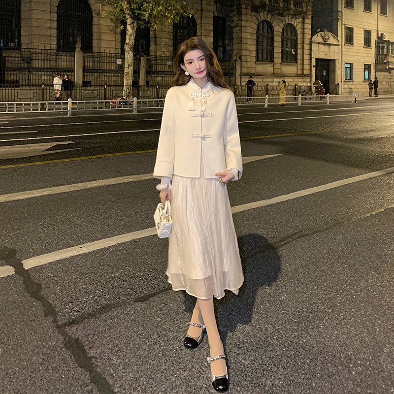 AM NANA冬季毛呢外套新中式气质小个子温柔风上衣女立领百搭女装,淘宝优惠券,粉丝福利购,淘宝优惠卷