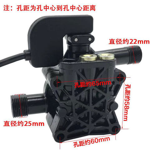 洗车机泵头通用总成家用全自动高压洗车器水枪清洗配件调压压力表 - 图2