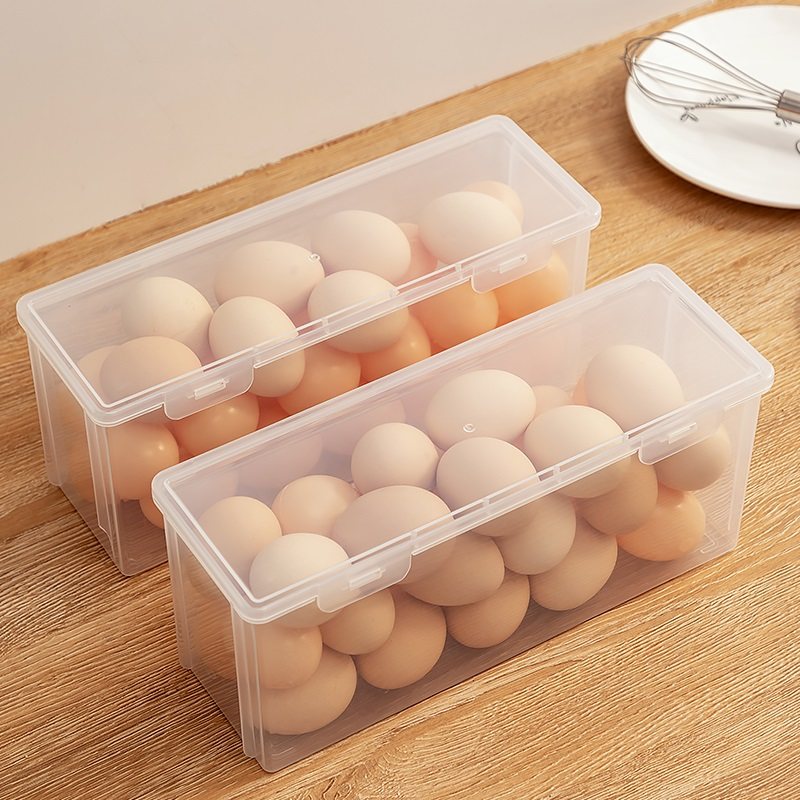 鸡蛋收纳盒冰箱侧门专用整理盒大容量放鸡蛋的盒子保鲜盒鸡蛋托盒,淘宝优惠券,粉丝福利购,淘宝优惠卷