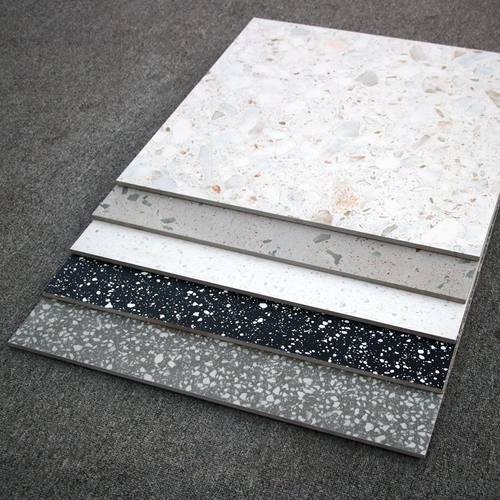 灰色水磨石瓷砖600X600仿古砖餐厅商铺地砖客厅800X800防滑地板砖 - 图0