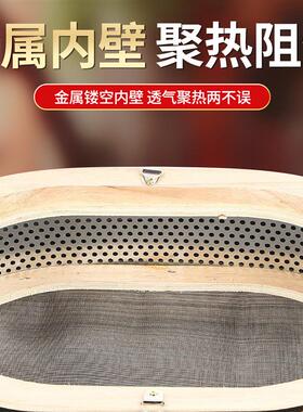 艾灸盒木制肚子腹部无烟温灸宝三针艾灸盒中医院专用随身艾灸器具