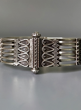 印度全新手工银饰925民族风女