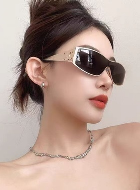 未来感女防风骑行遮阳墨镜太阳镜