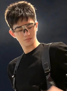 护目镜一体运动男女透明骑行眼镜