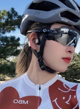 护目大框一体欧美男女骑行太阳镜