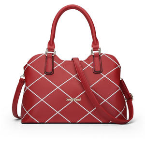 阳光美包菱格女士休闲逛街新款百搭ins潮春2020网红时尚单肩手提