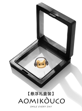 日韩可爱耳机猫咪迷你胸针防走光
