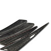 General purpose real carbon fiber crescent air knife for automobiles