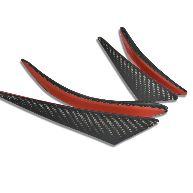 General purpose real carbon fiber crescent air knife for automobiles