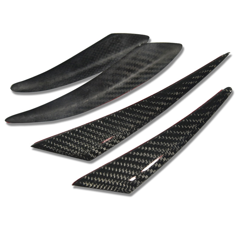 General purpose real carbon fiber crescent air knife for automobiles