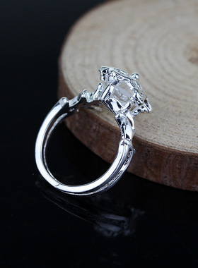 欧美影视指环水之戒崔尔戒指环 镶钻镂空手饰品 地摊夜市小商品