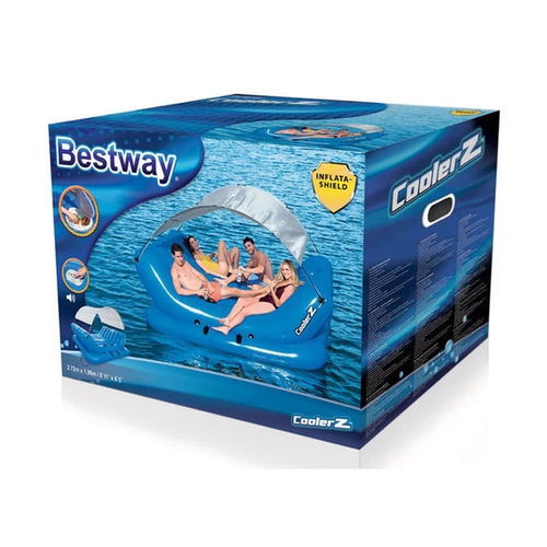 Оригинальное и аутентичное кресло для отдыха Bestway Ocean Park, плавающий ряд, плавающая кровать, плавающий отдых, плавание в гребле 43134