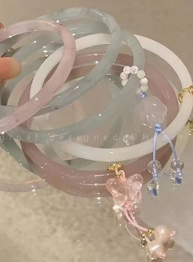 新中式复古一步一响手镯女百搭汉服手链闺蜜国风精致清冷感手饰