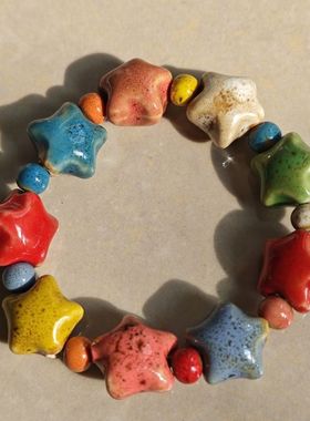 新中式陶瓷手链女原创设计高级感串珠民族风手串国潮复古闺蜜手饰