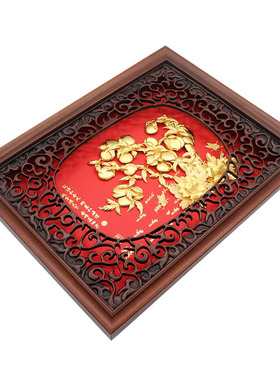 桃李满门毕业导师定制实用金箔画