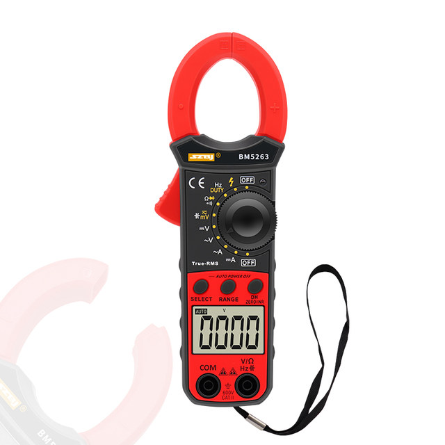 Binjiang BM5263 high-precision AC and DC digital clamp meter digital display AC and DC clamp meter pocket ammeter