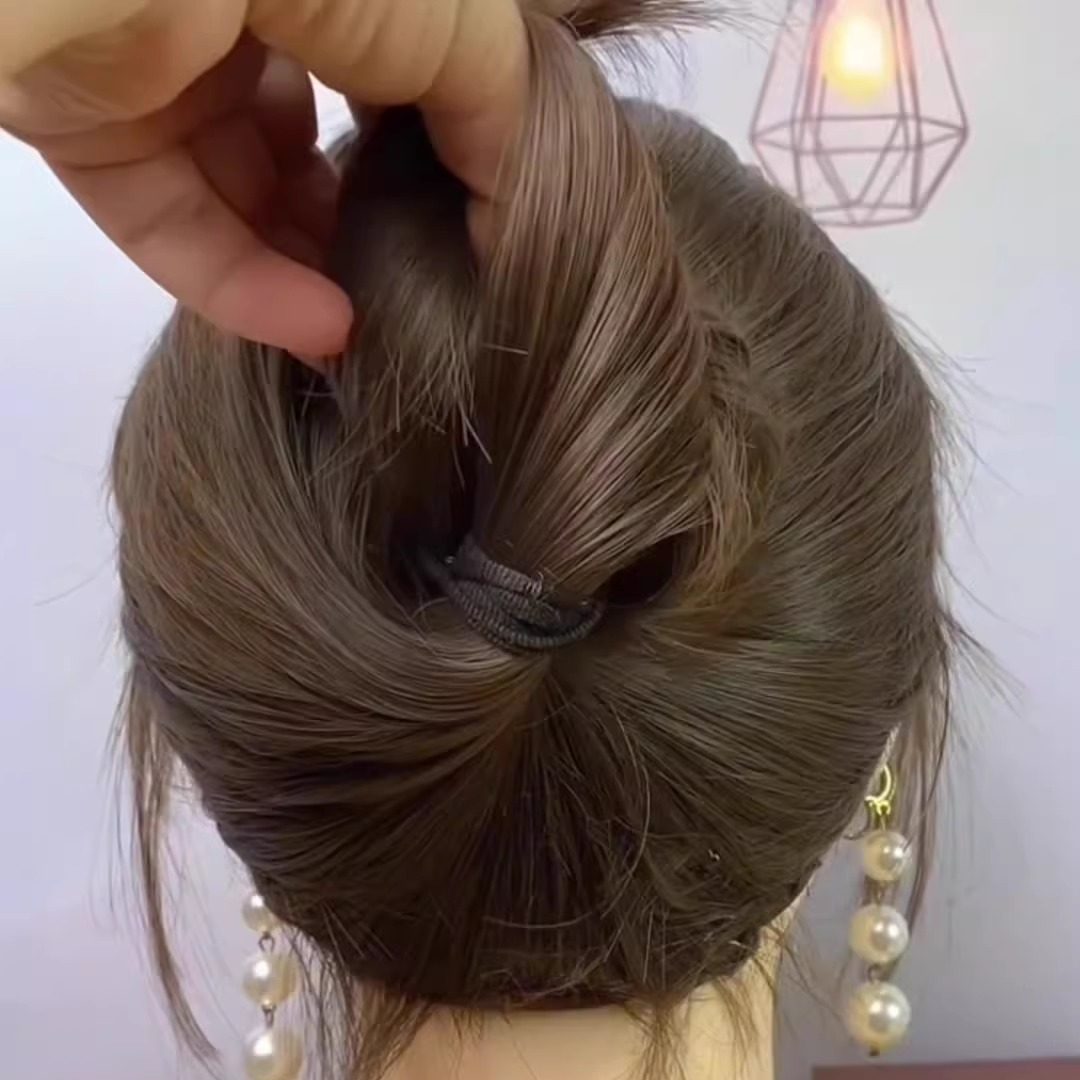2025新款气质U型珍珠发簪女后脑勺丸子头发钗子盘发神器插梳发饰,淘宝优惠券,粉丝福利购,淘宝优惠卷