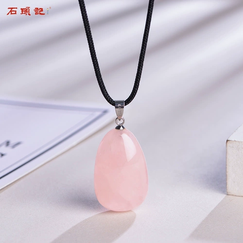 Стоун Ji Natural Pink Crystal Furong Stone женский браслет