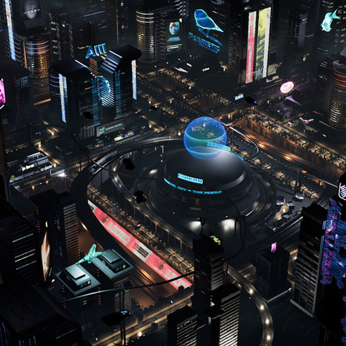 UE5虚幻5素材模型环境场景资产模块化赛博朋克2077超级合集夜之城 - 图0