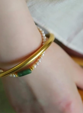 设计款珍珠手链女清冷感新中式国风手饰轻奢小众玉珍珠精致手串