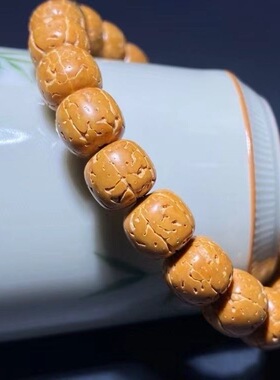 正宗正品金刚菩提桶珠招财进宝佛珠手串男女款通用盘玩文玩手串