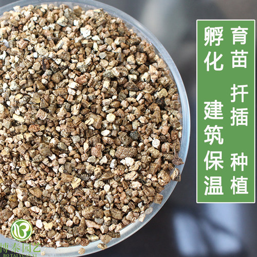 蛭石多肉植物专用颗粒扦育苗营养土园艺兰花土珍珠岩宠物孵化大包 - 图0
