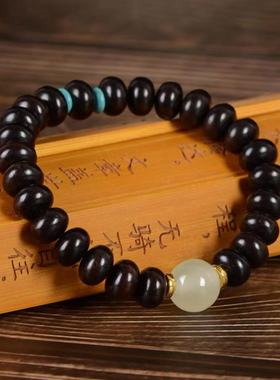 绿檀花梨木紫光檀竹节夜