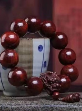 非洲小叶紫檀佛珠手串20M