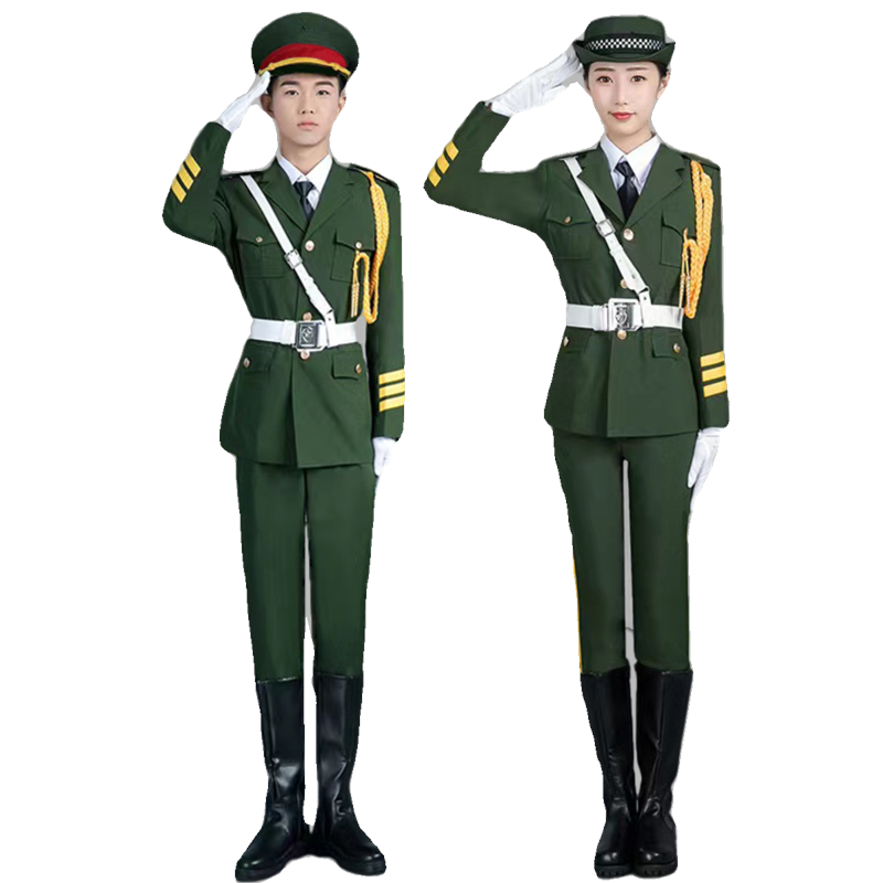 初高中学校仪仗队套装升旗手服装乐队制服合唱舞台装护旗手礼服套,淘宝优惠券,粉丝福利购,淘宝优惠卷