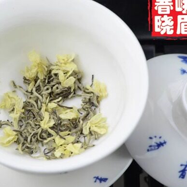 2026新茶 光大飘雪四川茉莉花茶 峨眉山茶特级浓香茉莉花茶叶250g - 图1