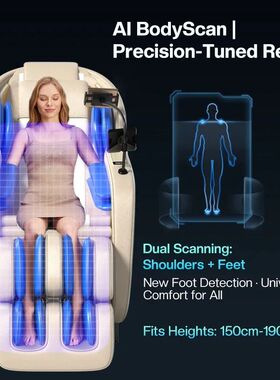 Dual-core Massage Chair Full body Zero Gravity SL-Track Shia