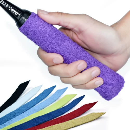 MySports 2010 Полотенце черное бадминтон Raigger Anti -Hlide Cotton Fish Плохое пот -полет бадминтона