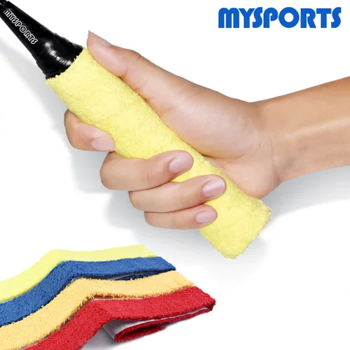 MySports 2010 Полотенце черное бадминтон Raigger Anti -Hlide Cotton Fish Плохое пот -полет бадминтона