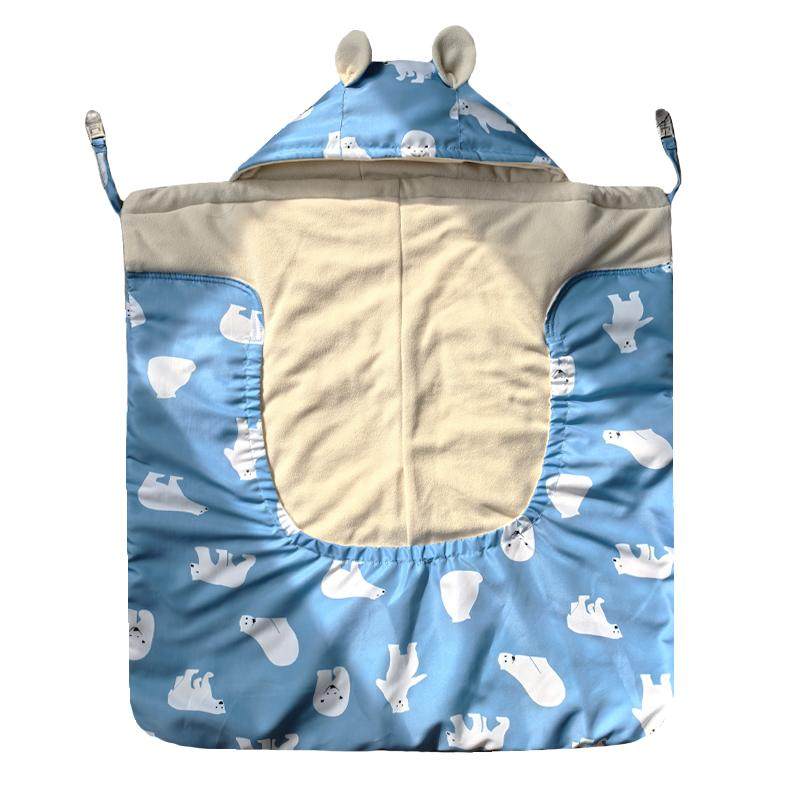 加大婴儿抱被宝宝外出背带披风斗篷防水儿童多用冬季推车盖被北熊,淘宝优惠券,粉丝福利购,淘宝优惠卷