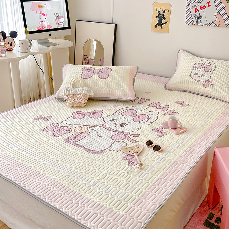 ins少女心乳胶冰丝夏儿童空调席子 星晴乳胶席